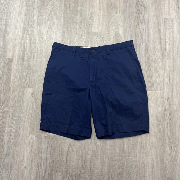 Polo Ralph Lauren Stretch Classic Fit Shorts Mens 38 Blue 10" Inseam Golf Preppy - Picture 1 of 11